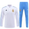 Argentinië Trainings Sweatshirt Quarter-zip 2023-24 Witte - Kids